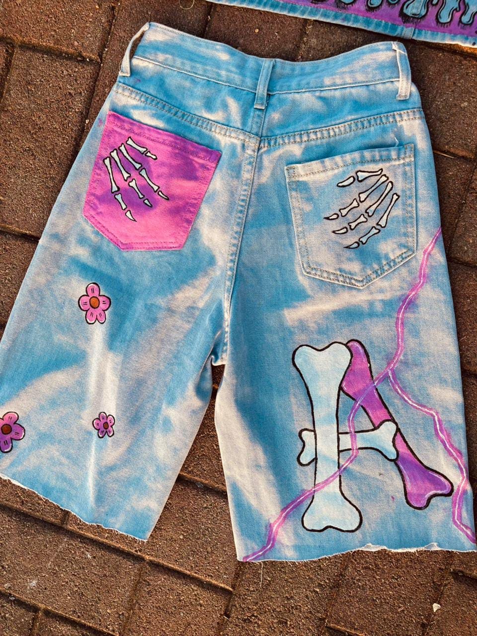 Custom Hand-Painted Two Piece view 2