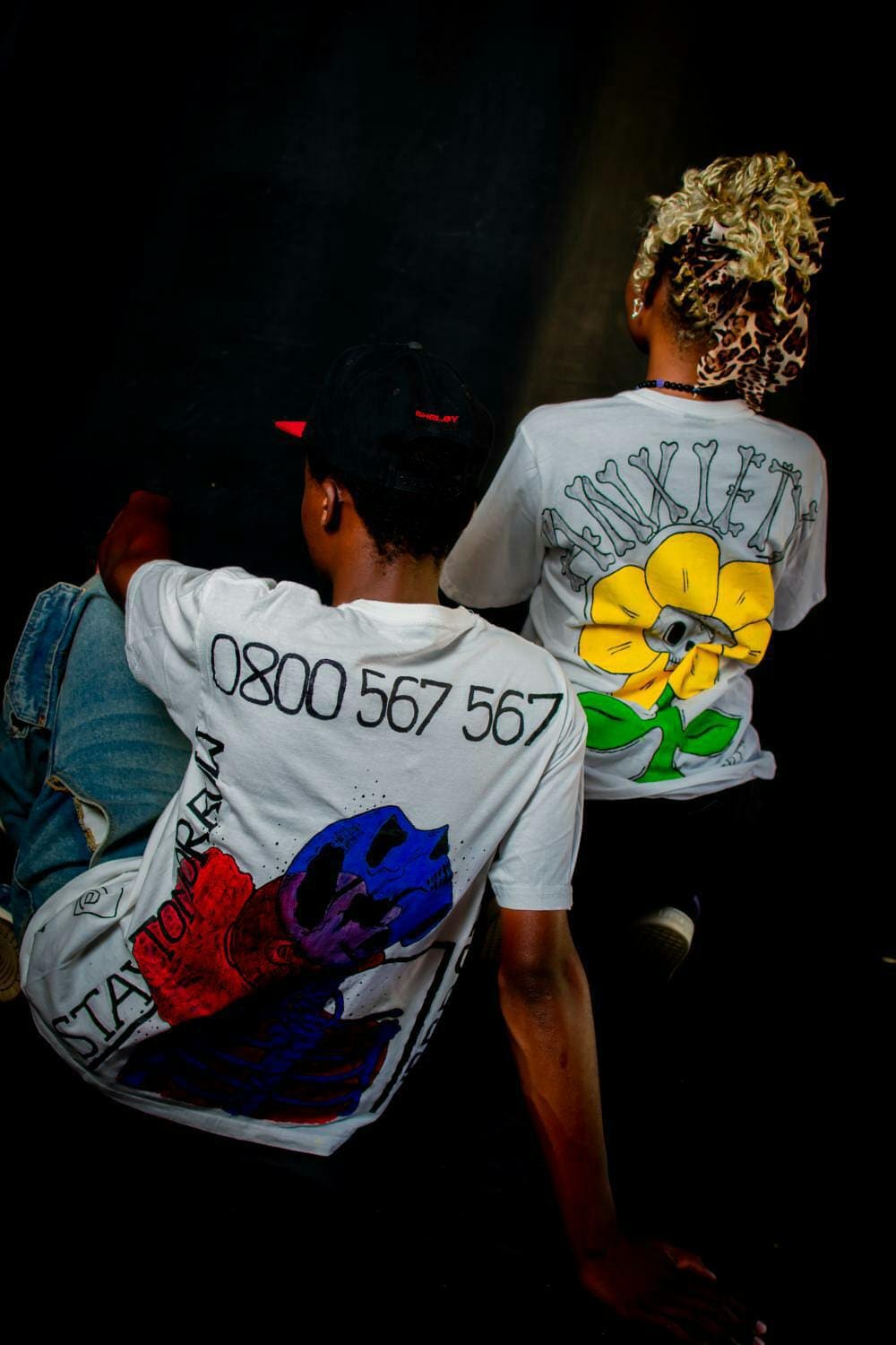 Custom Hand-Painted T-Shirt view 2